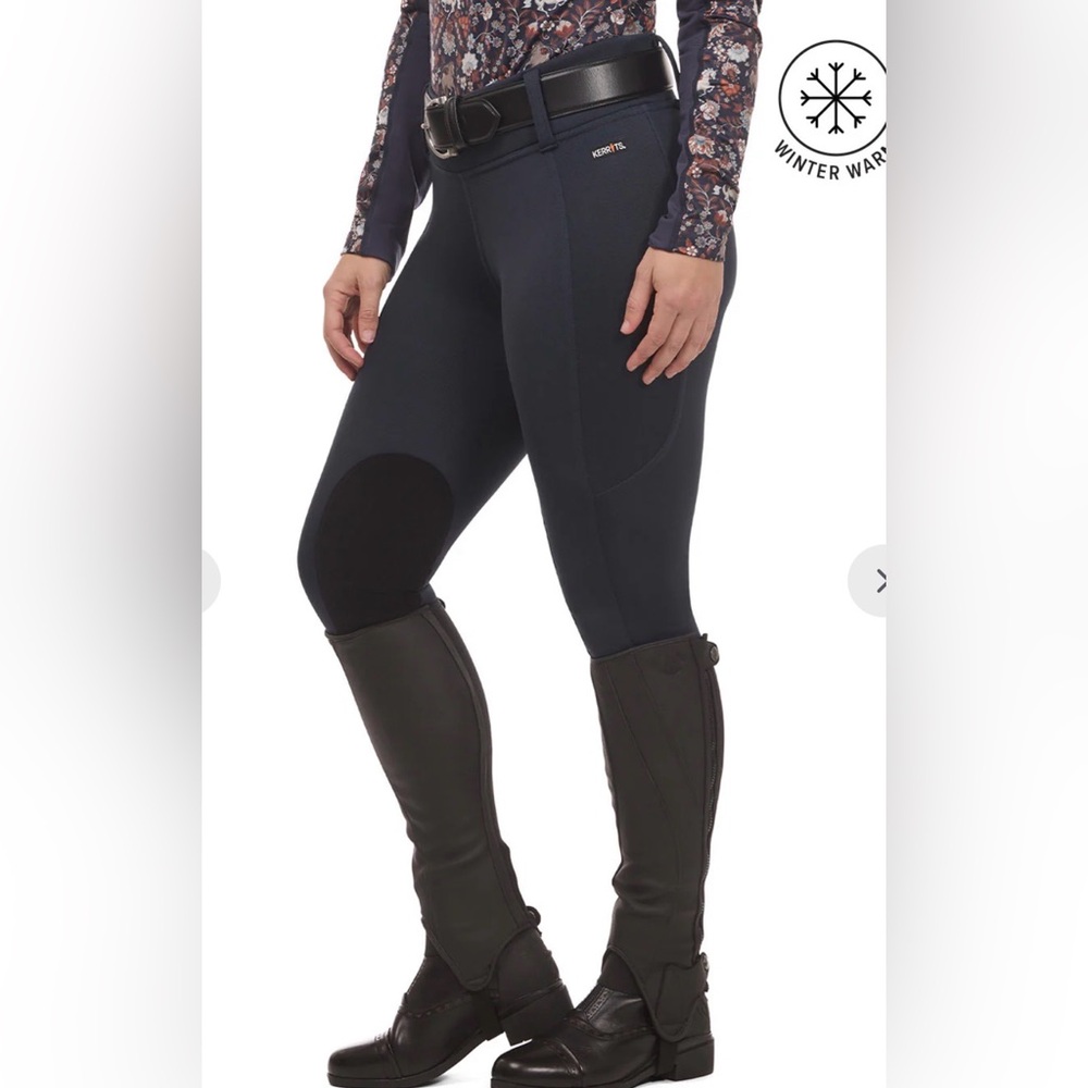 Kerrits Black Equestrian Wind Pro Winter Riding Tight NWT